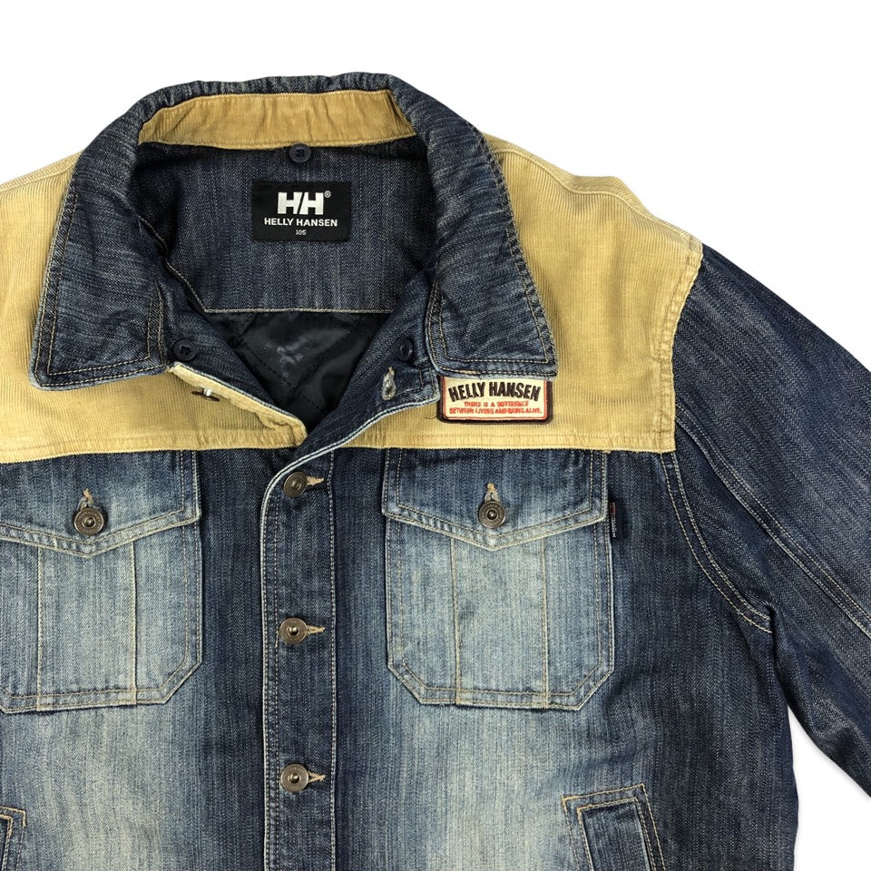 Vintage Y2K Preloved Helly Hansen Insulated Denim Jacket L