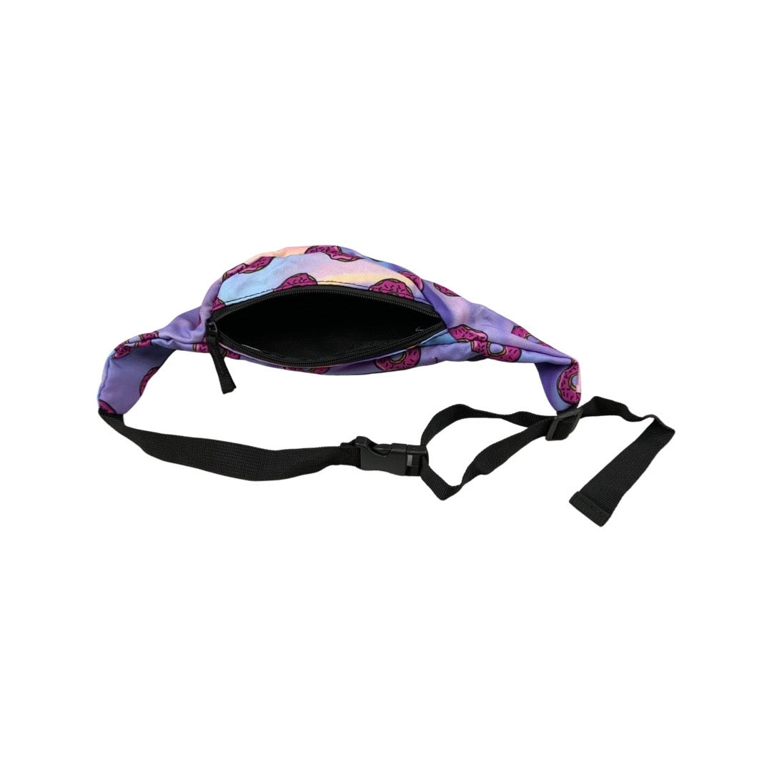 Vintage Donut Print Bum Bag