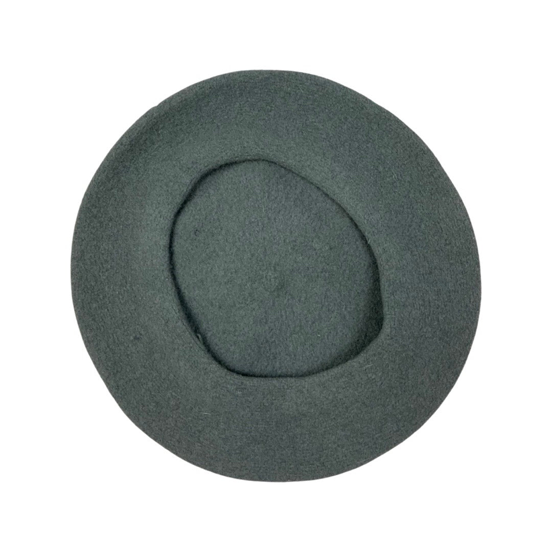 Vintage Grey Paw Print Beret