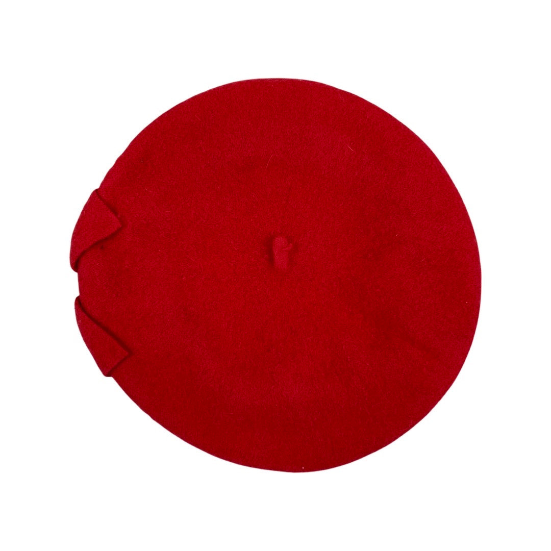 Vintage Red Bow Beret