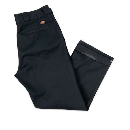 Vintage Dickies 874 Black Trousers W35 L29