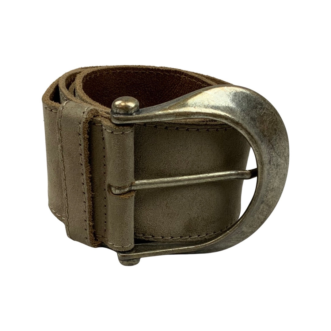 Vintage Suede Leather Belt L XL