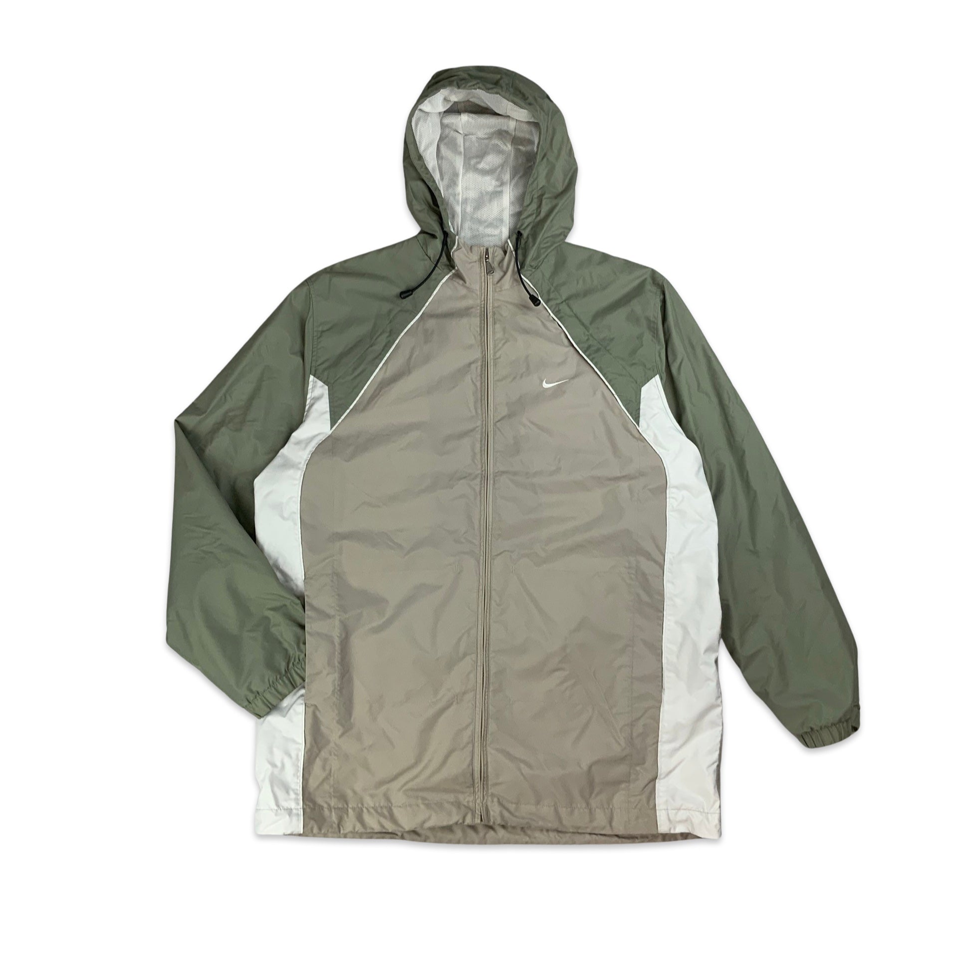 Nike khaki windbreaker sale