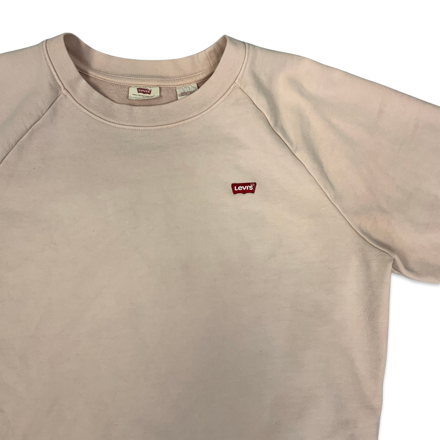 Levi's Pink Crew Neck Sweatshirt S M