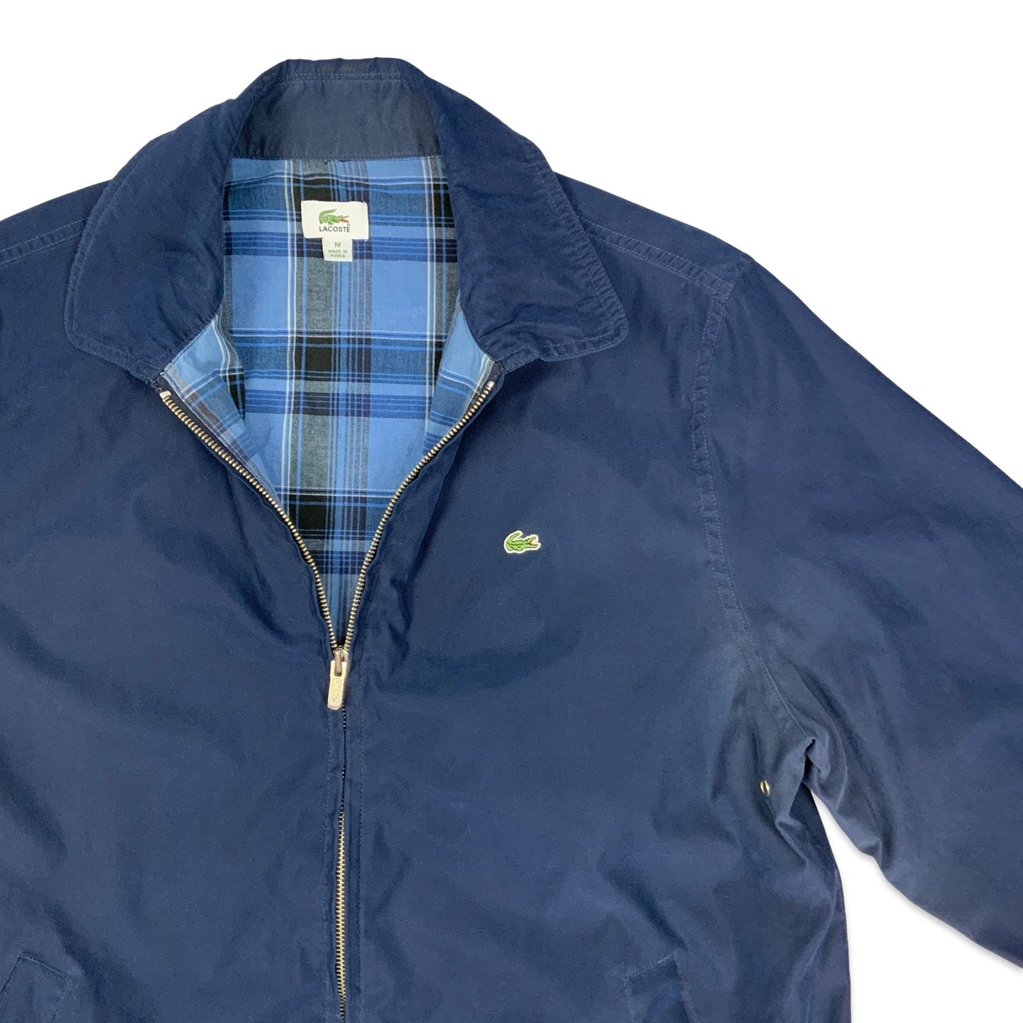 Lacoste Navy Windbreaker Harrington Jacket S M