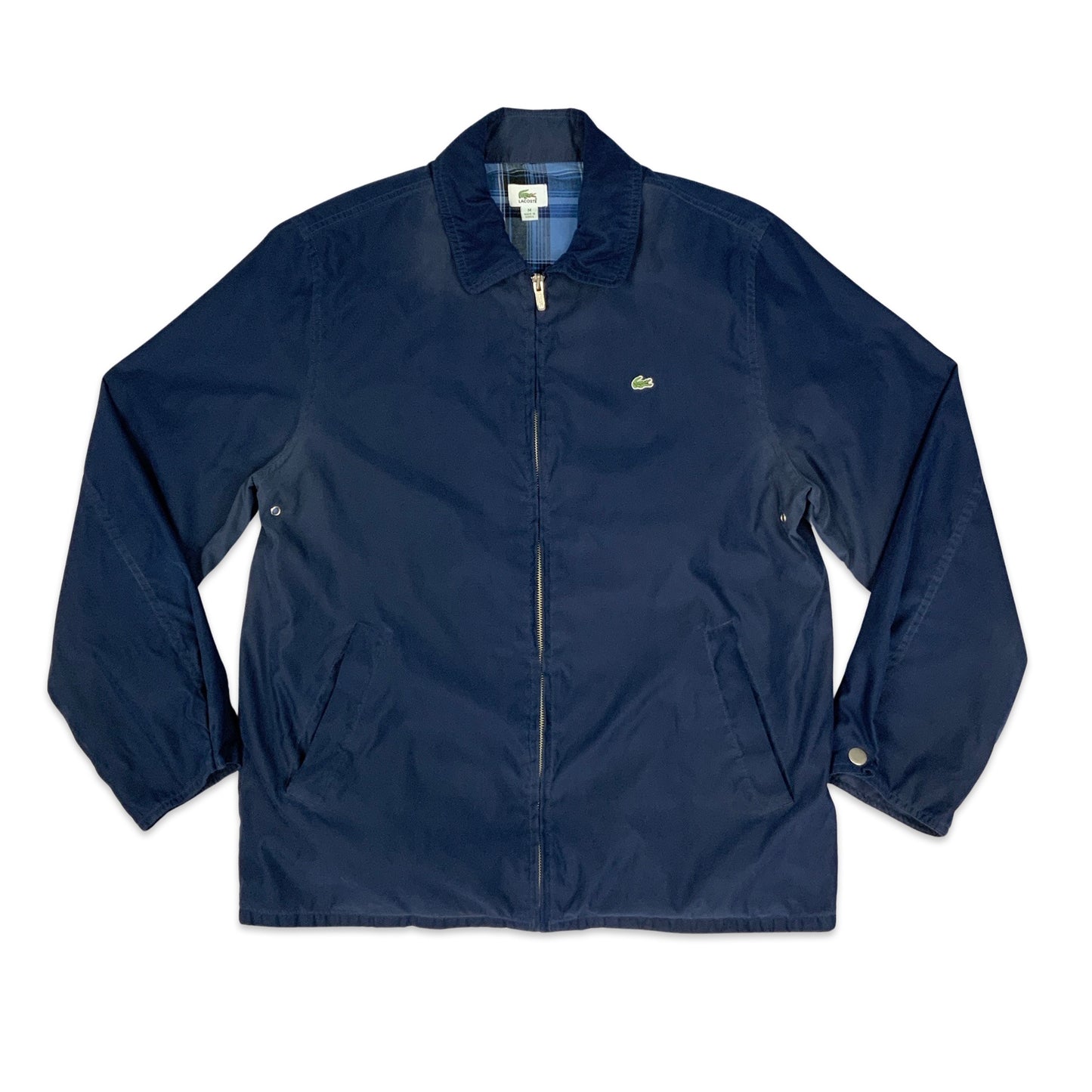 Lacoste Navy Windbreaker Harrington Jacket S M