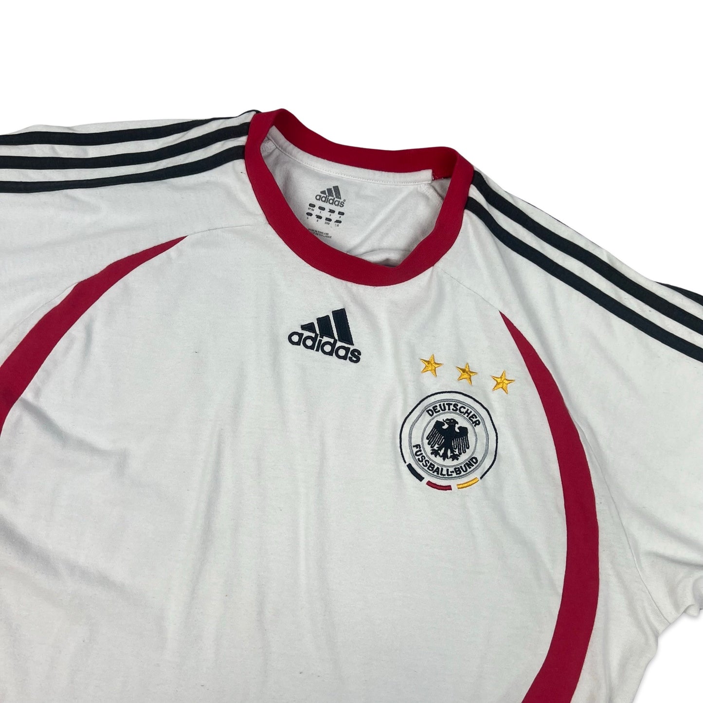 Adidas Germany Football White & Red Tee M L