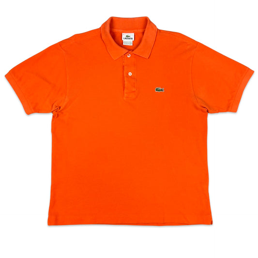 Lacoste Orange Polo Shirt S M