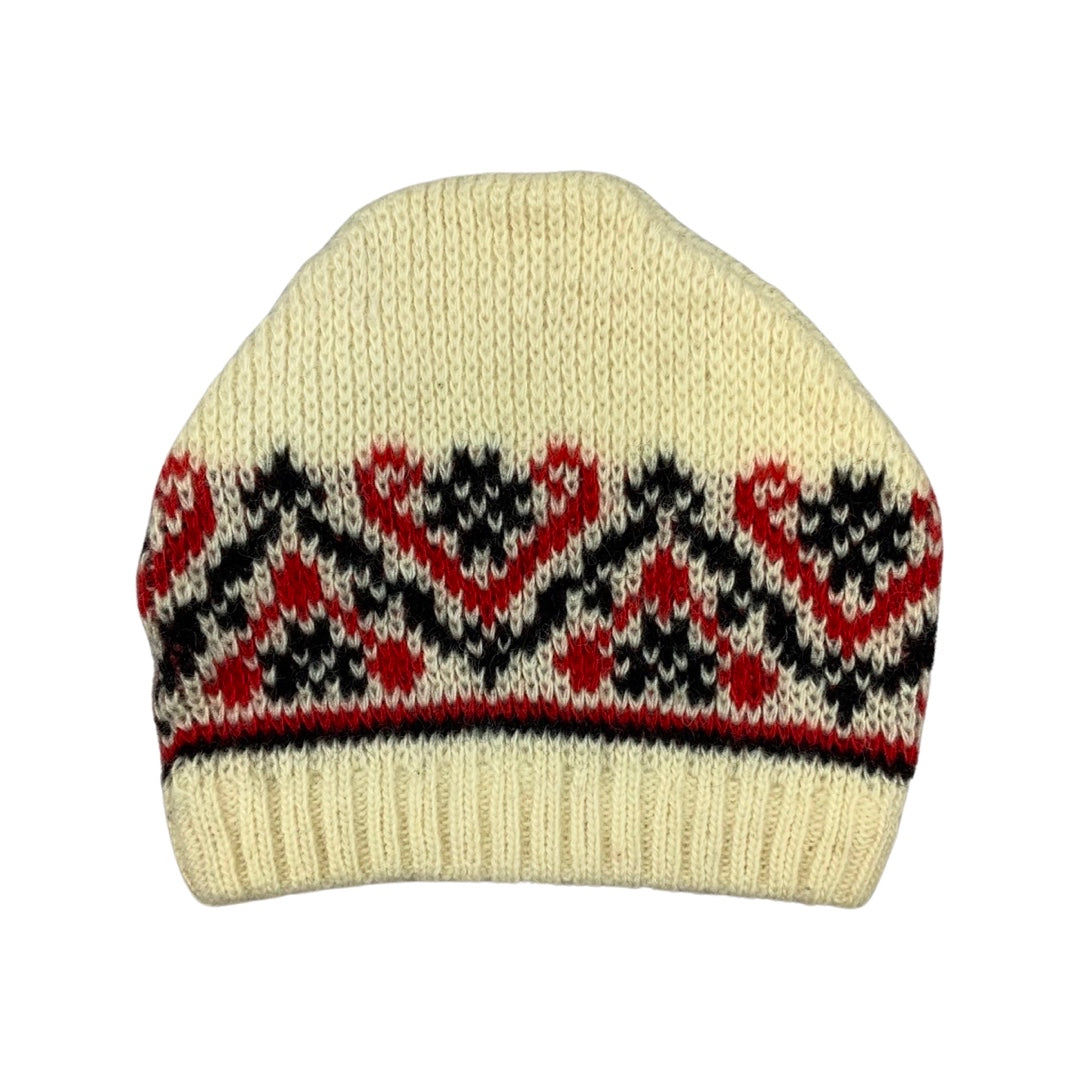 Vintage Norwegian Knitted Wool Hat