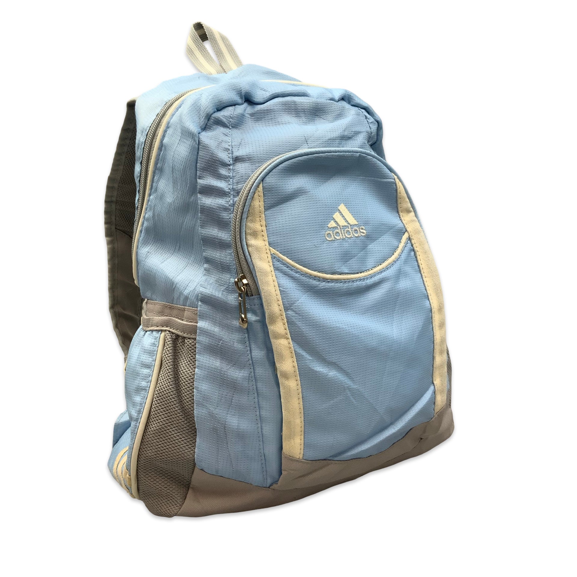 Adidas backpack baby blue best sale