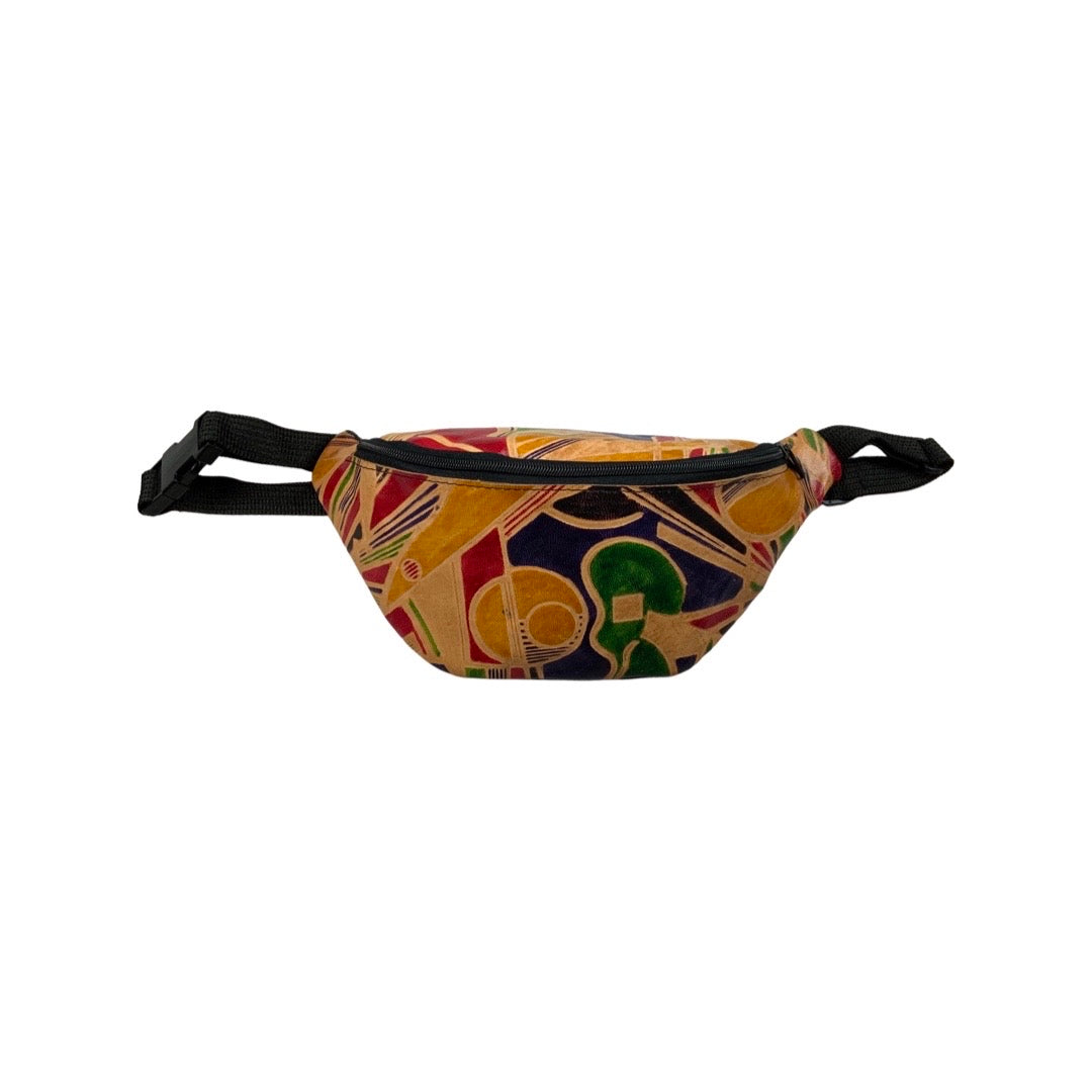 Vintage Multicolour Leather Bum Bag