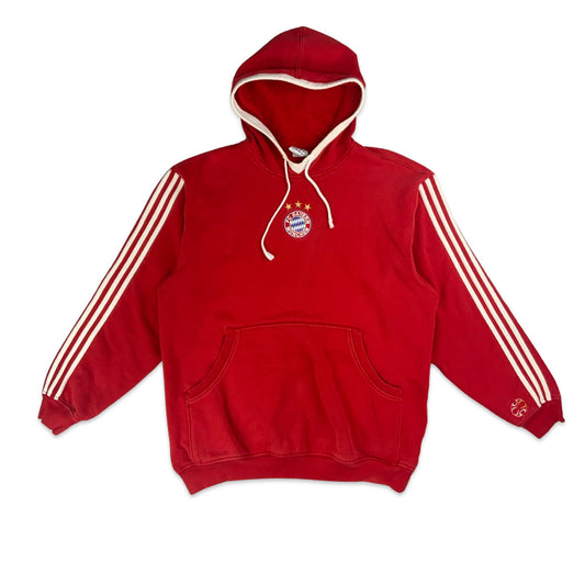 Preloved Red Adidas Munich Sports Club Hoody S M L
