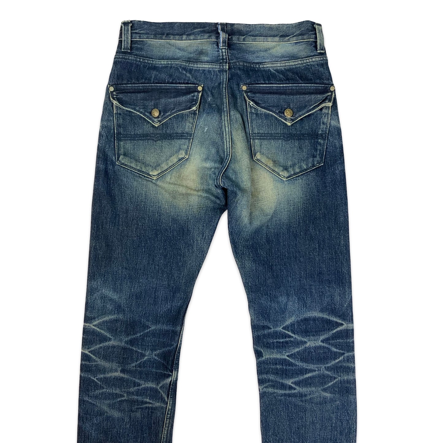 Y2K Dark Denim Straight Leg Jeans W30