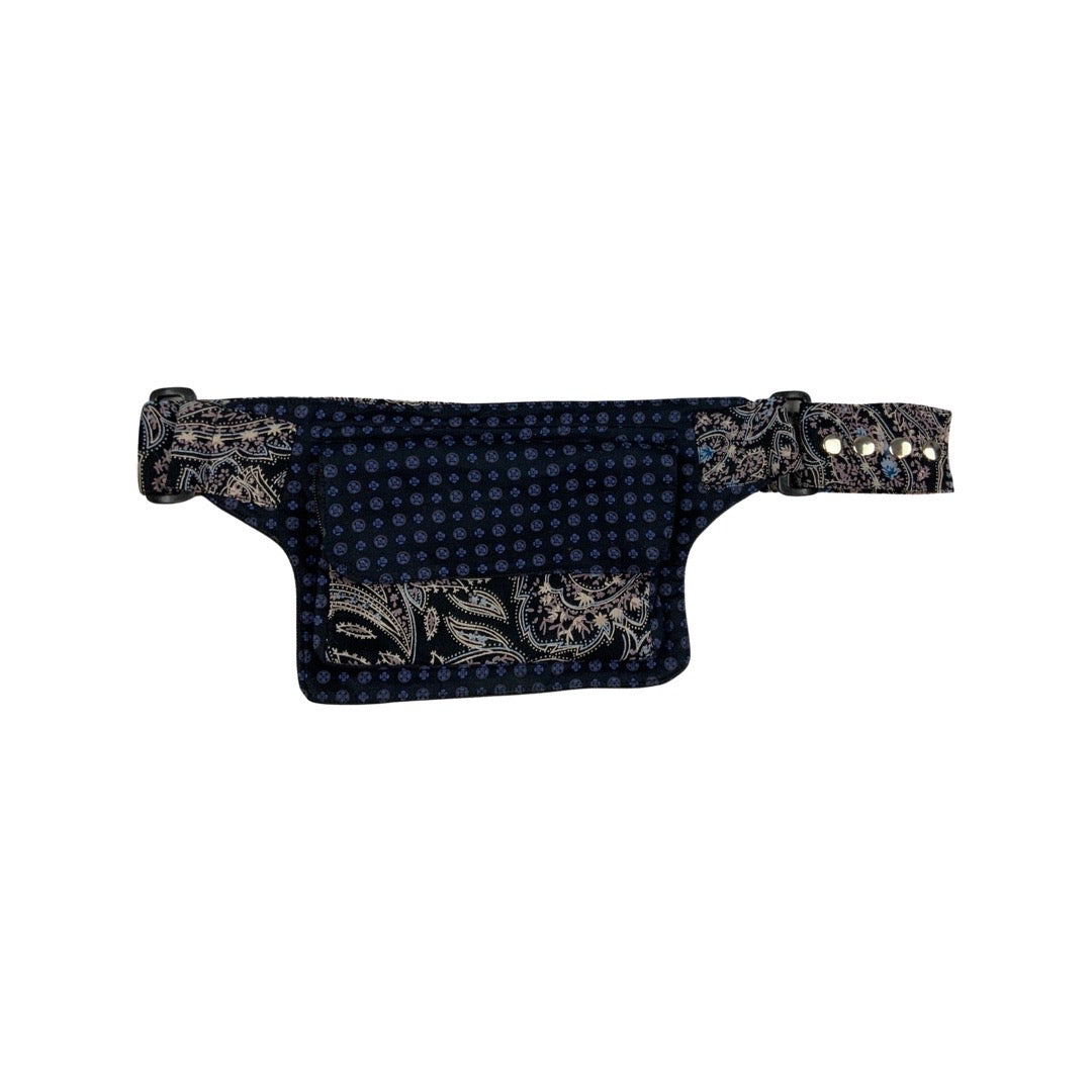 Vintage Multicolour Woven Bum Bag
