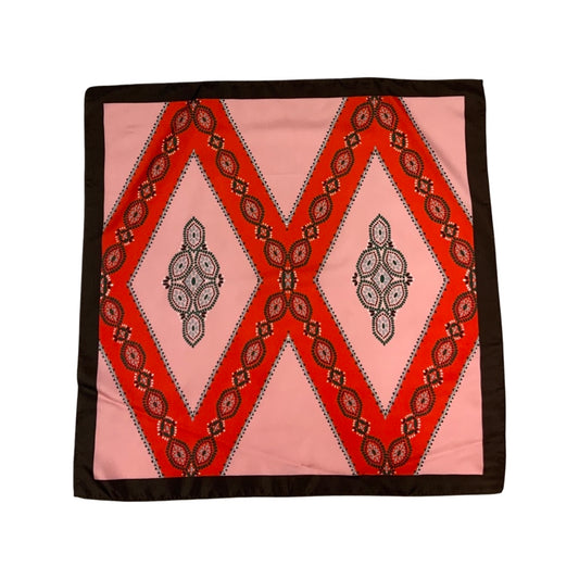 Vintage 70s Red and Pink Scarf