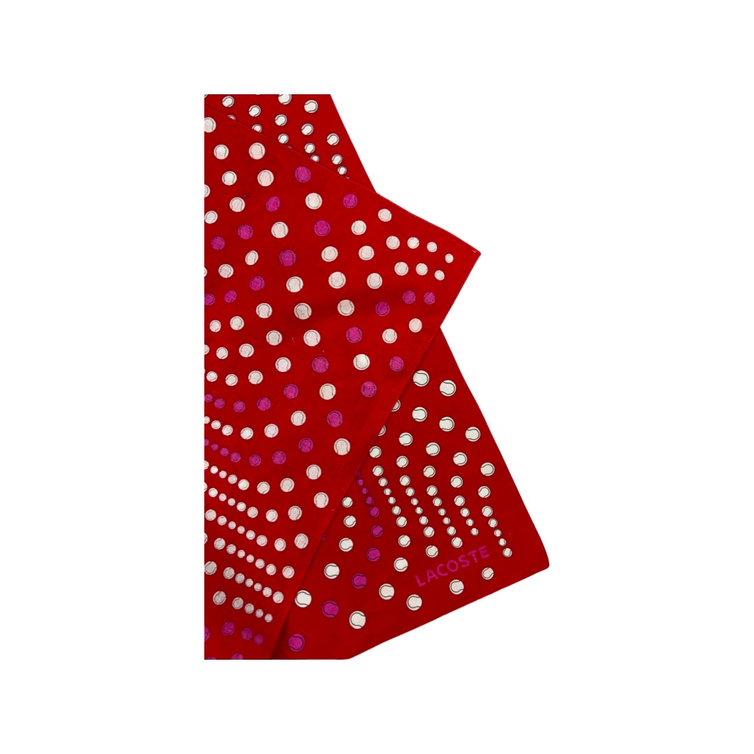 Vintage Lacoste Baseball Pattern Bandana