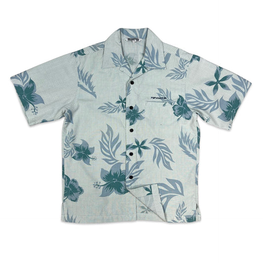 Vintage Y2K Ripcurl Blue Hawaiian Shirt S M