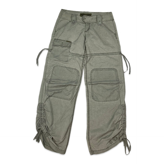 Y2K Grey Cargo Trousers 14