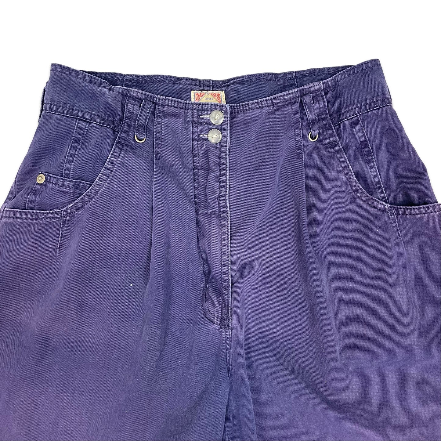 Vintage Purple Denim Shorts 10