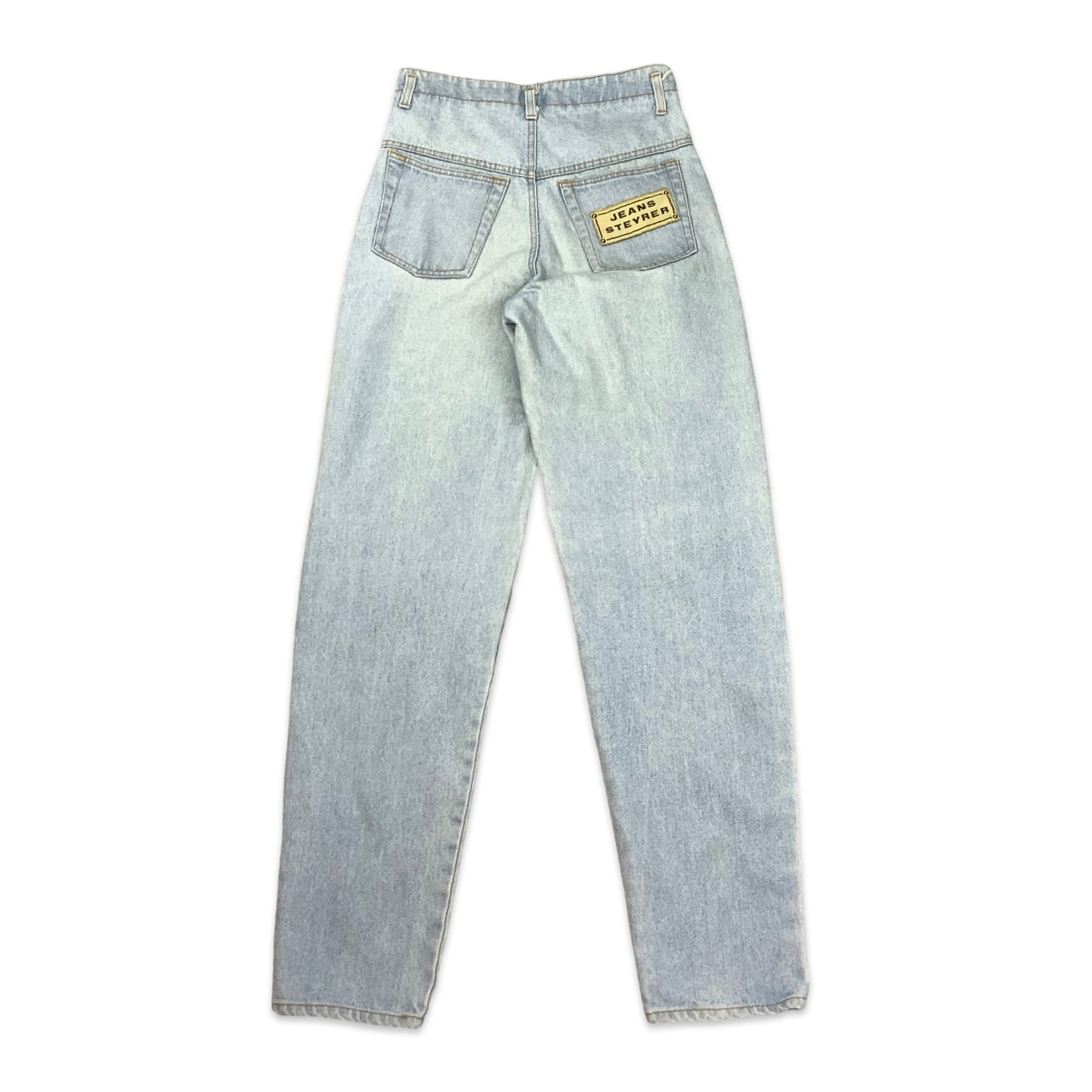 80s High Waist Light Denim Jeans 10