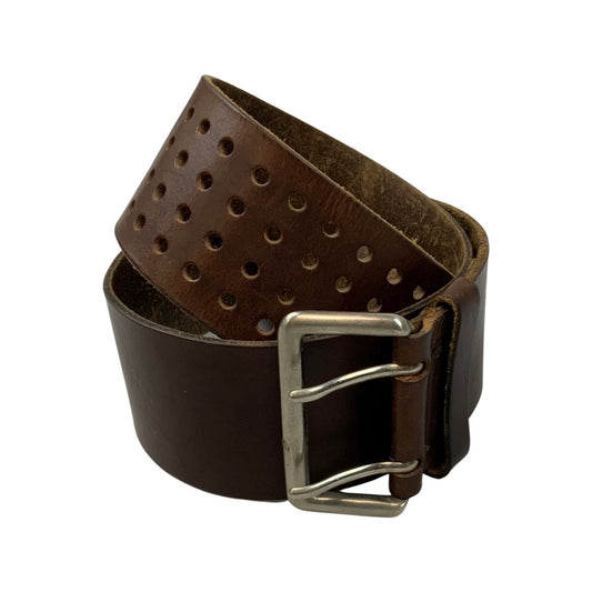 Vintage Brown Leather Espirit Belt