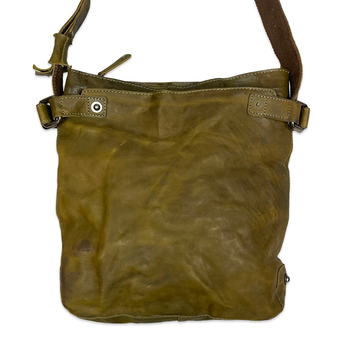 Vintage Khaki Green Harolds Cross Body Bag