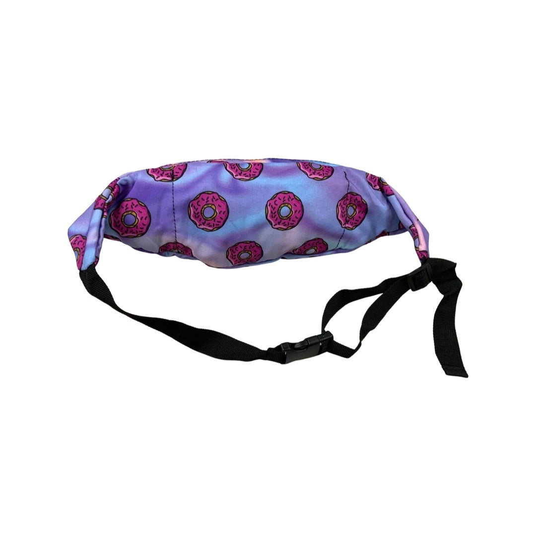 Vintage Donut Print Bum Bag