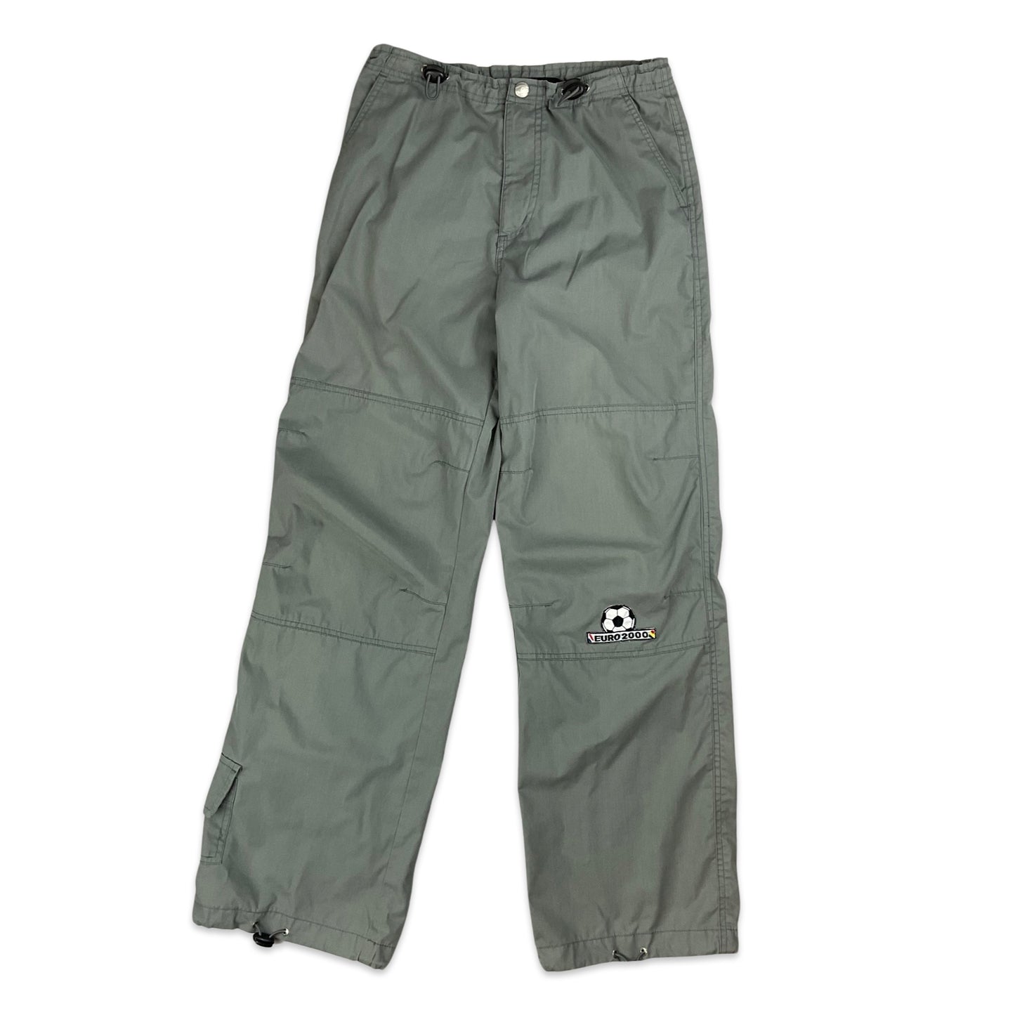 Y2K Grey Cargo Trousers 8 10