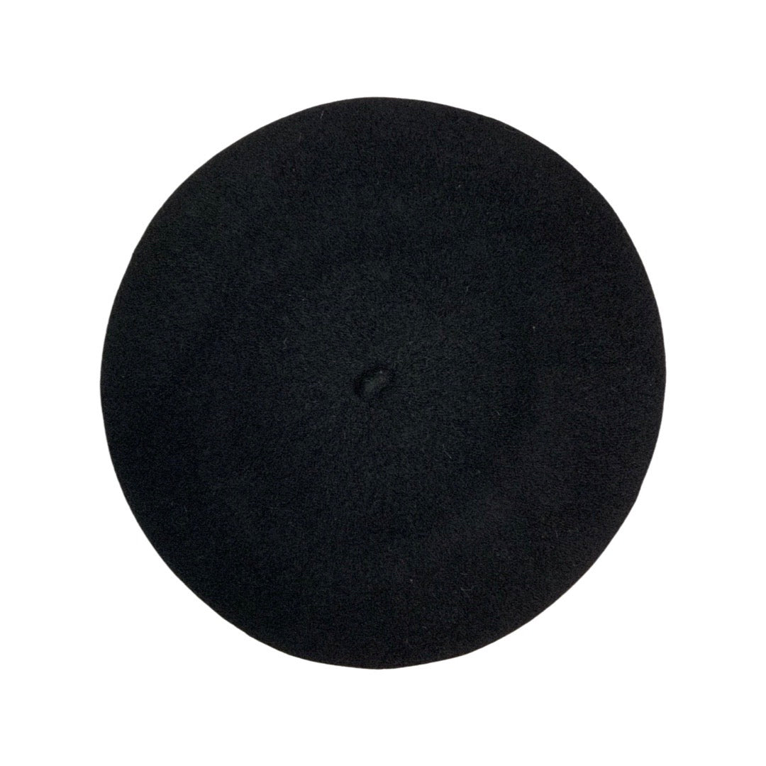 Vintage Woolmark Silver Embellished Beret