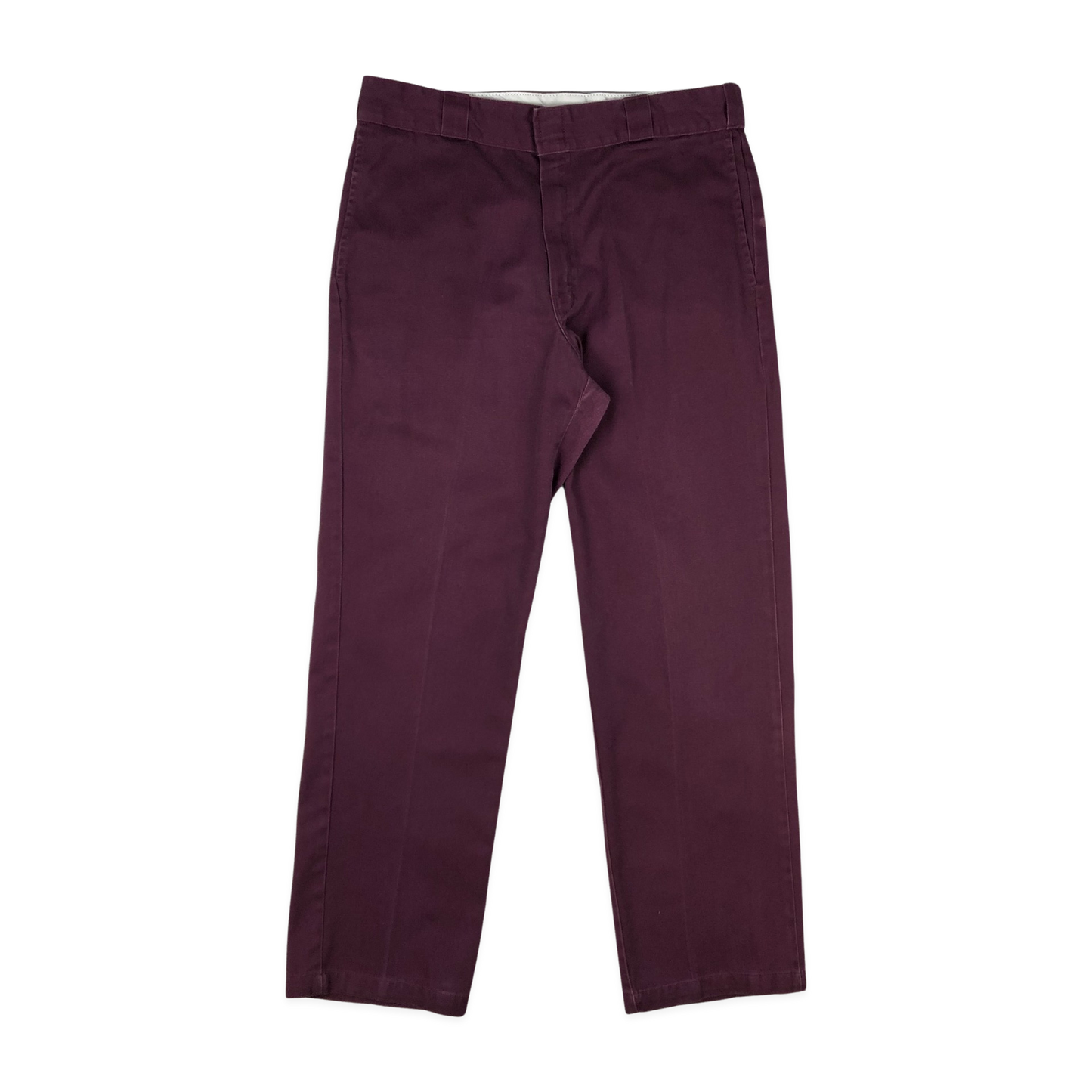 Vintage Dickies 874 Maroon Trousers 35W 30L