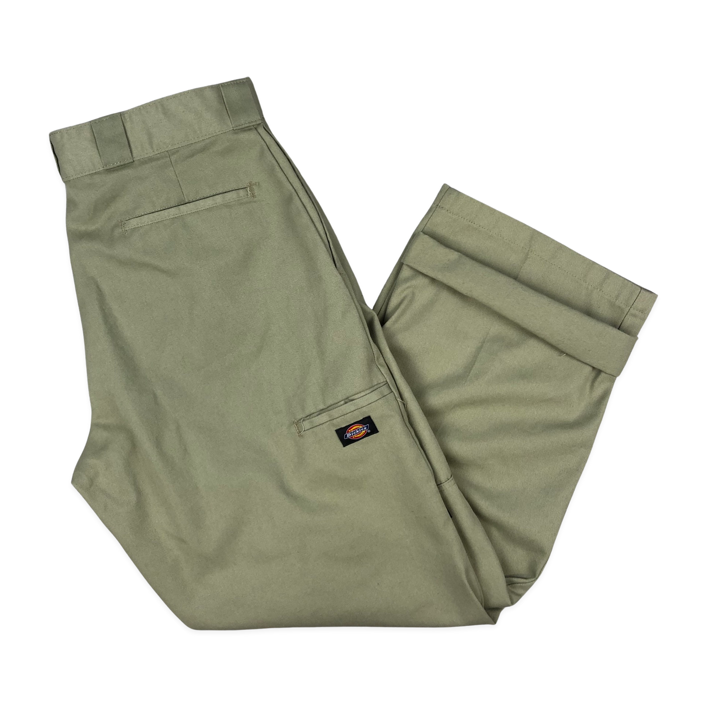 Vintage Dickies Loose Fit Double Knee Beige Trousers 38W 30L