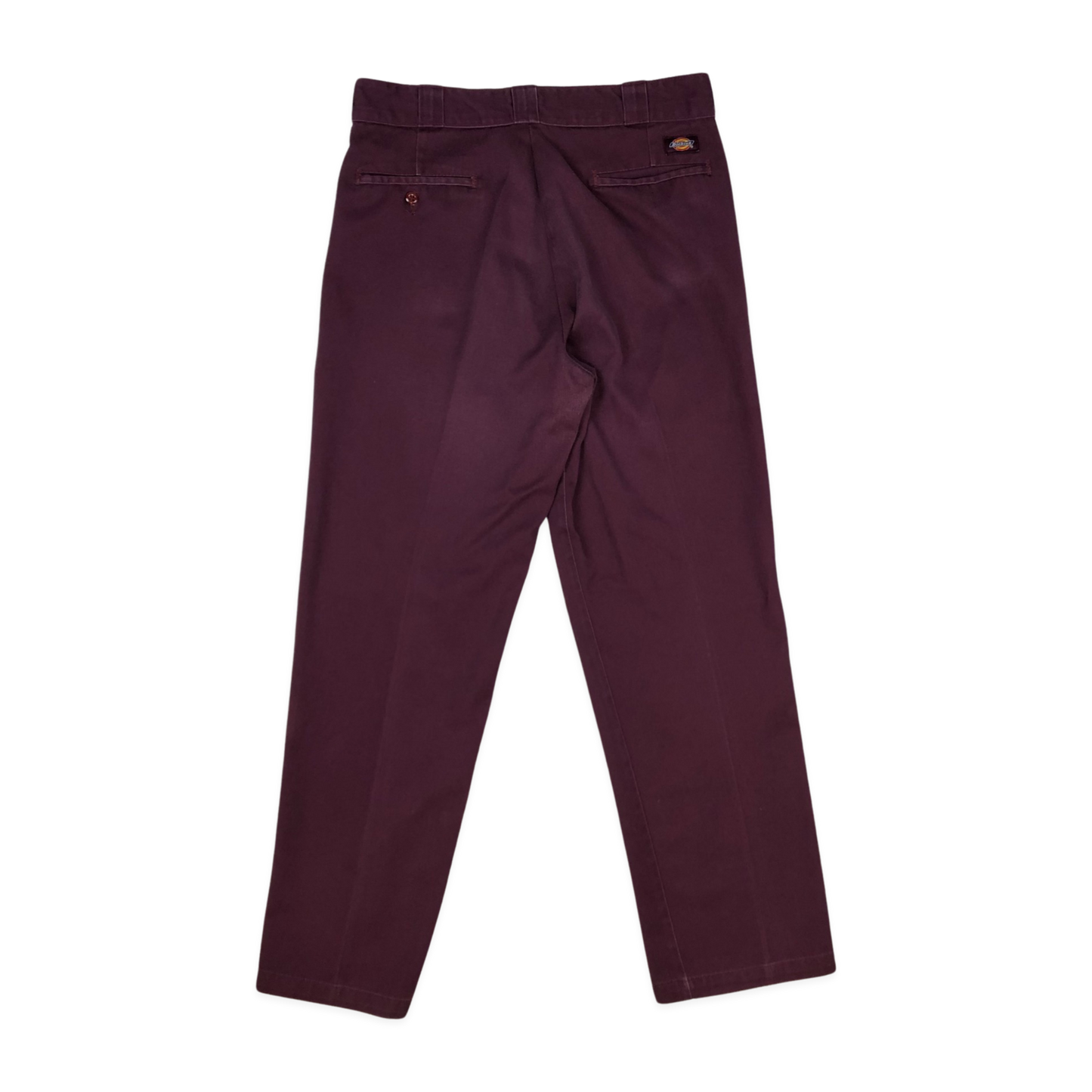 Vintage Dickies 874 Maroon Trousers 35W 30L