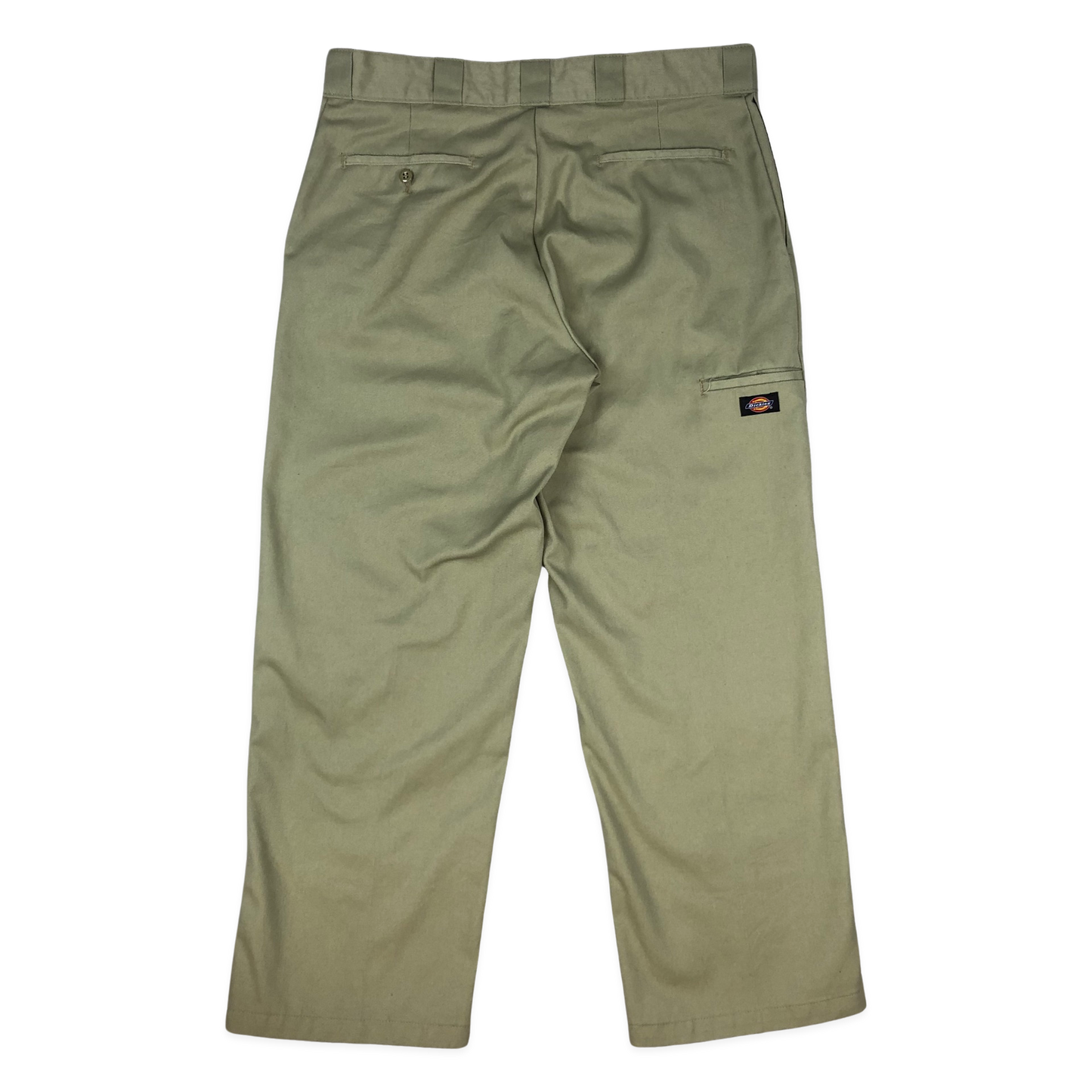 Vintage Dickies Loose Fit Double Knee Beige Trousers 38W 30L