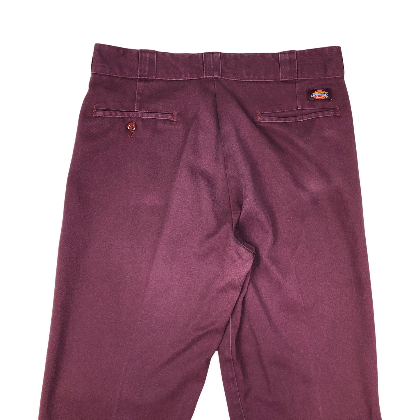 Vintage Dickies 874 Maroon Trousers 35W 30L