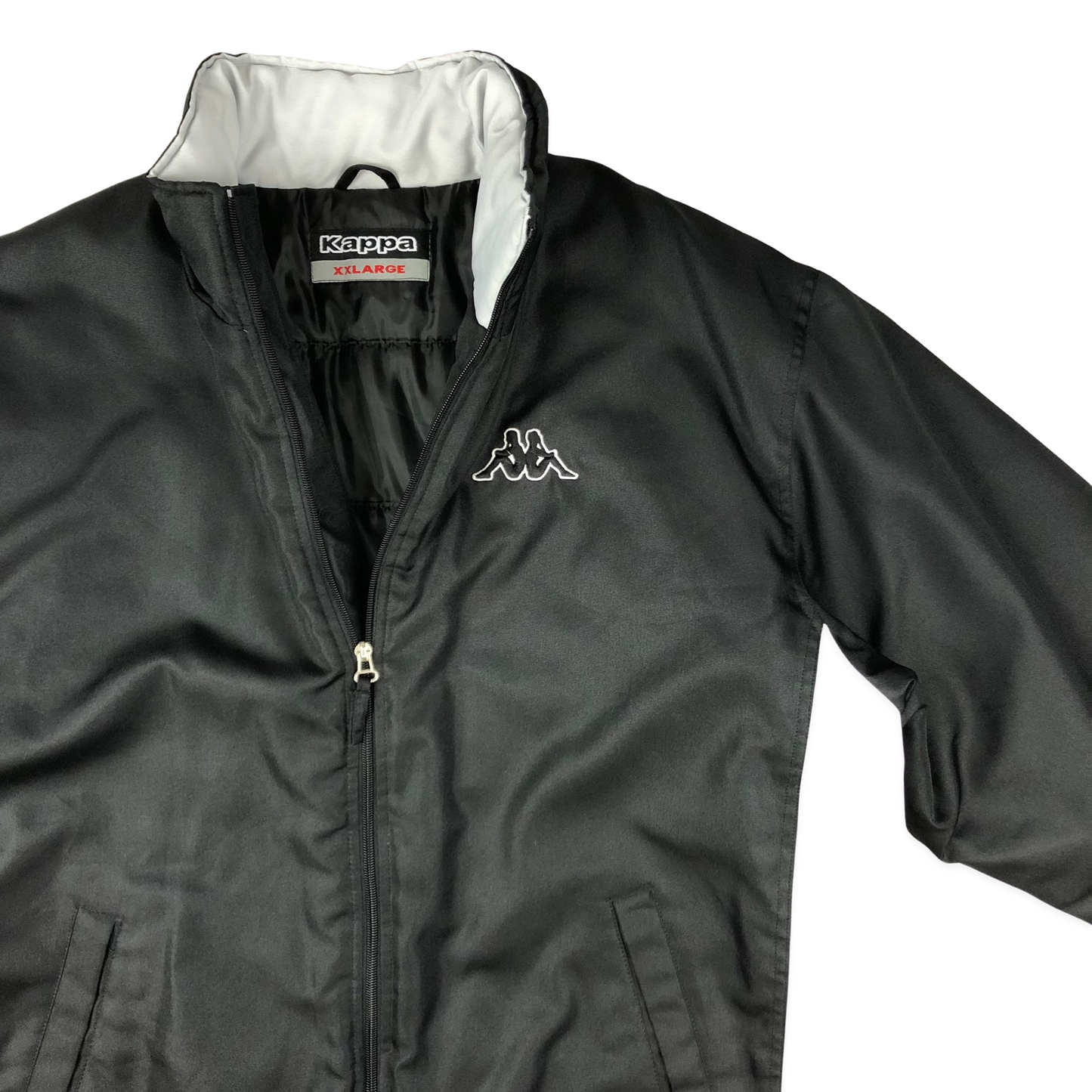 Vintage Kappa Black Insulated Puffer Coat 3XL