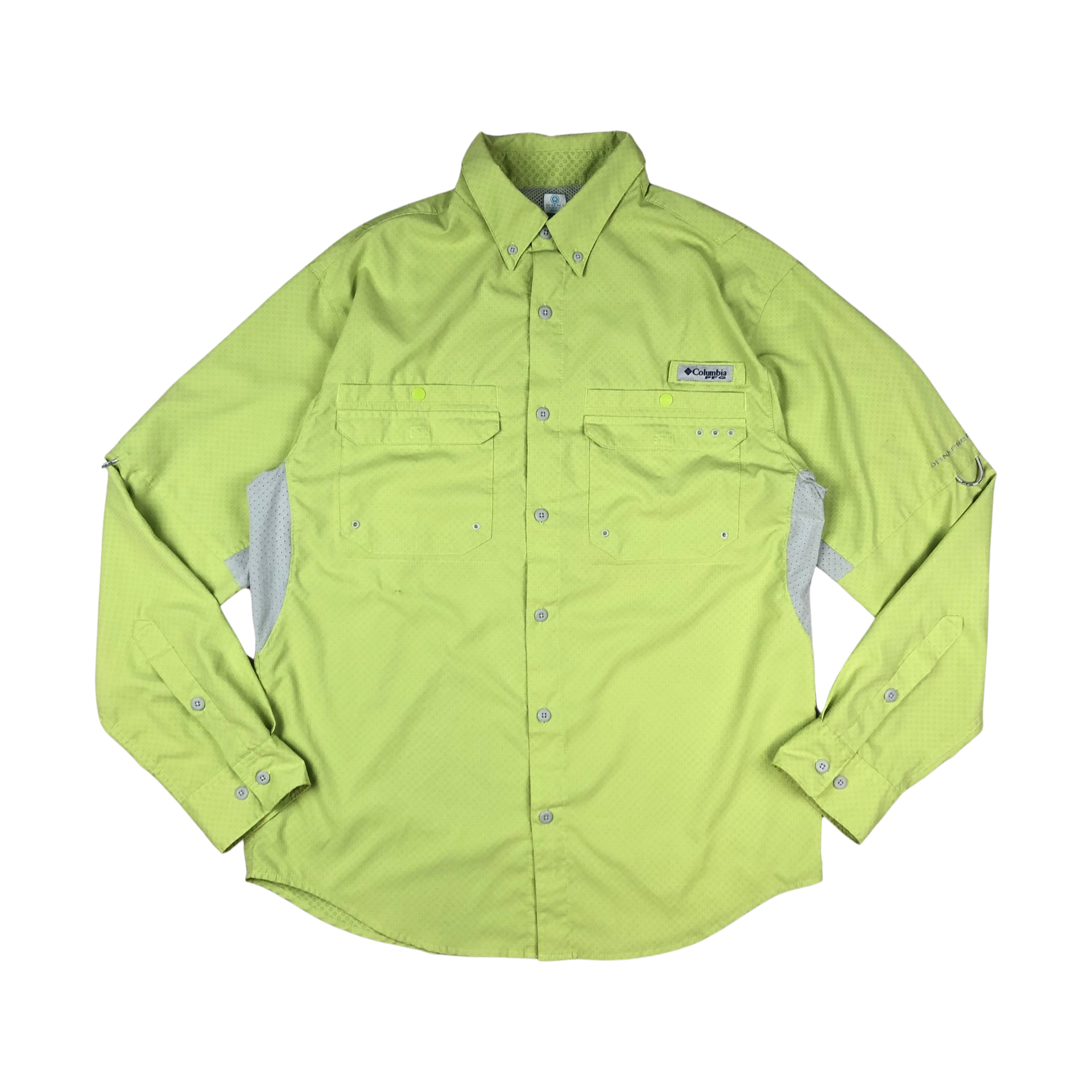 Preloved Columbia Technical Lime Green Shirt – Worth The Weight Vintage