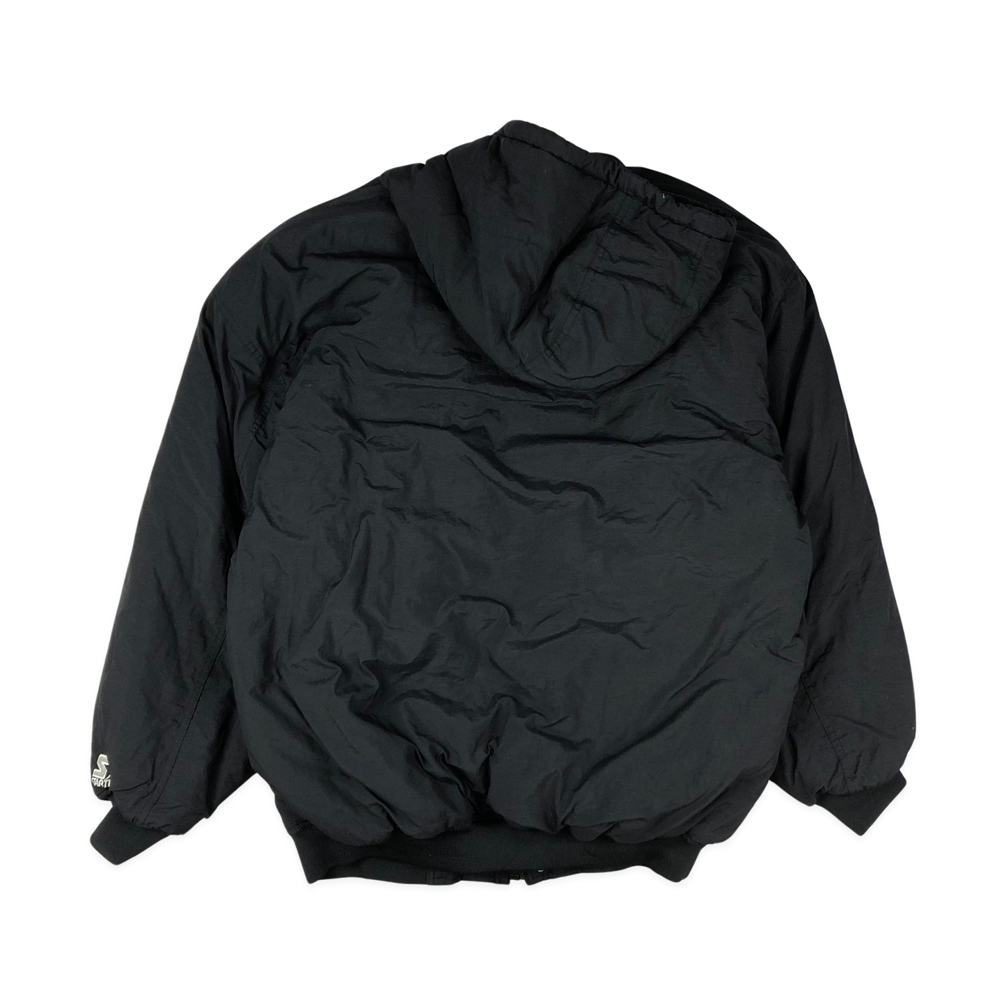Vintage Starter Kansas City Chiefs Black Puffer Coat 3XL