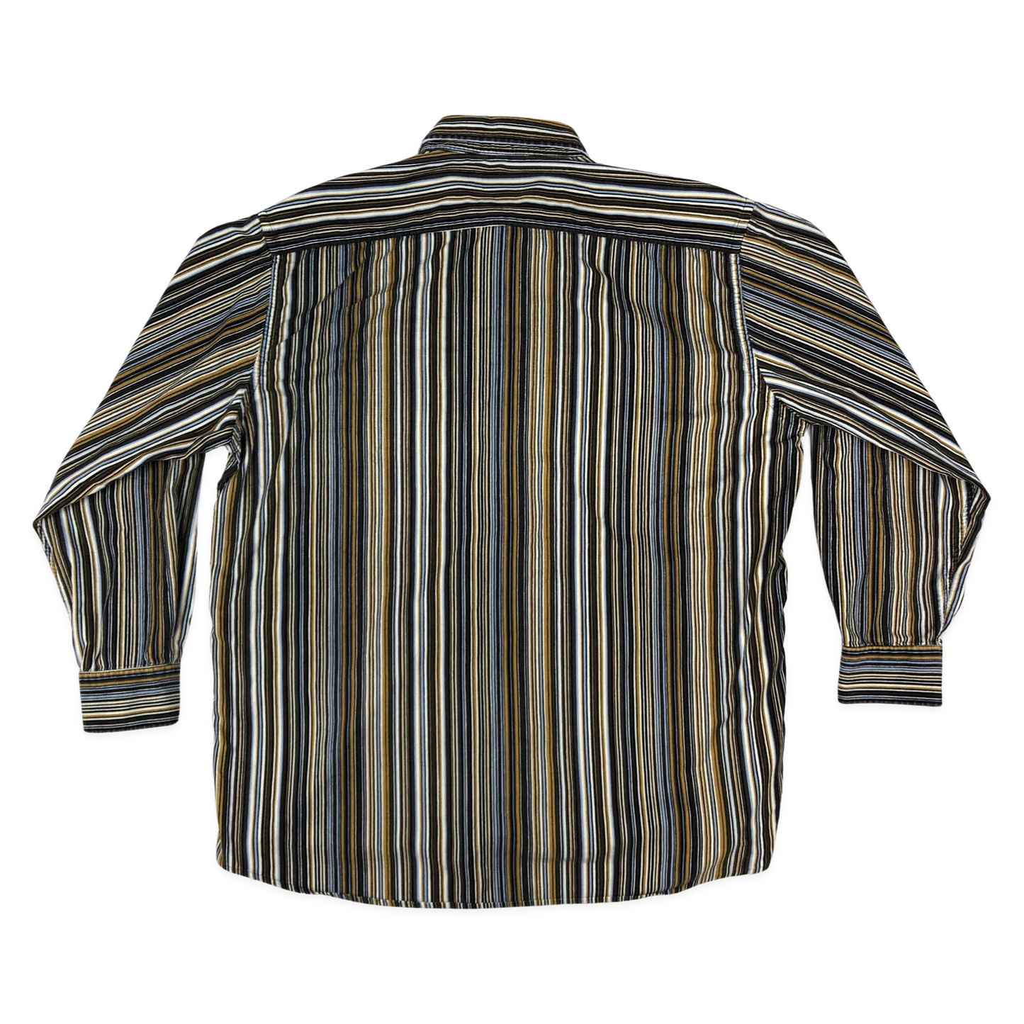 Vintage Striped Corduroy Shirt XXL