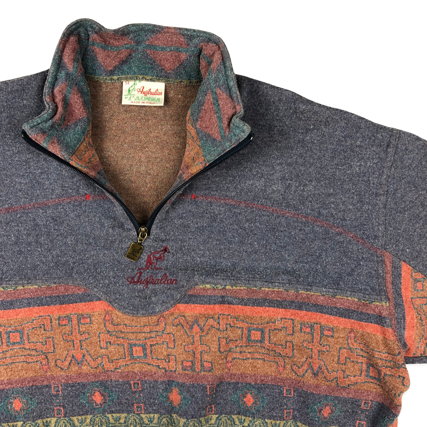 Vintage 90s Australian 1/4 Zip Sweatshirt