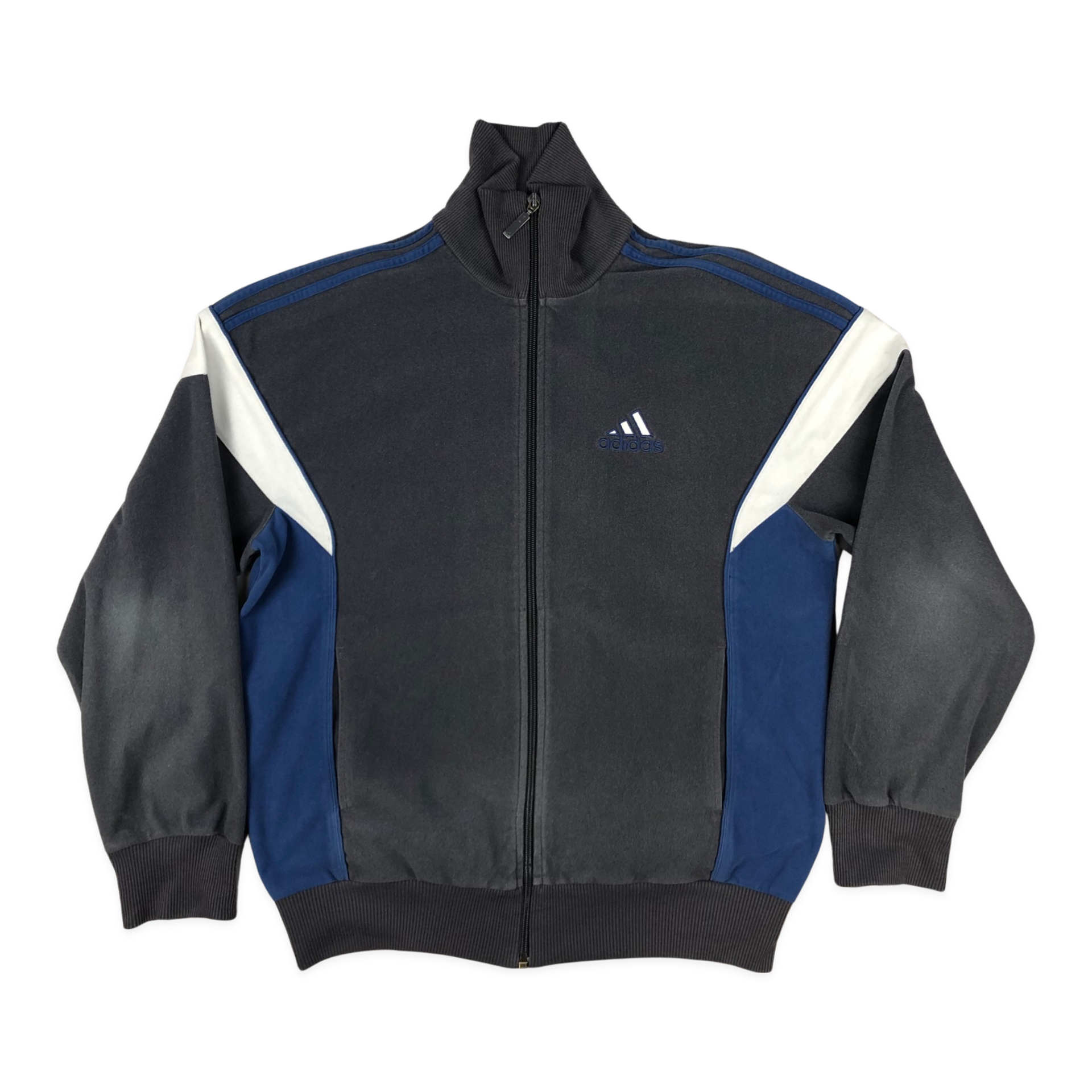 Blue and grey store adidas jacket