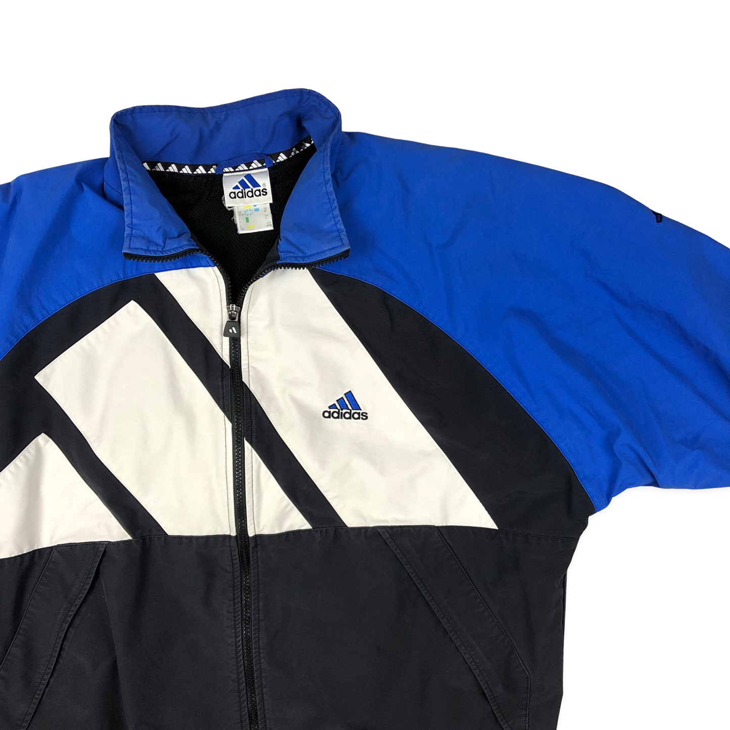 Vintage Y2K Blue White Adidas Jacket