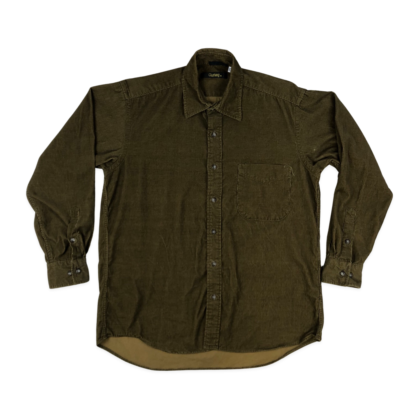 Vintage Brown Corduroy Shirt L