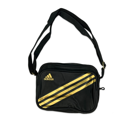 Preloved Black & Gold Adidas Bag