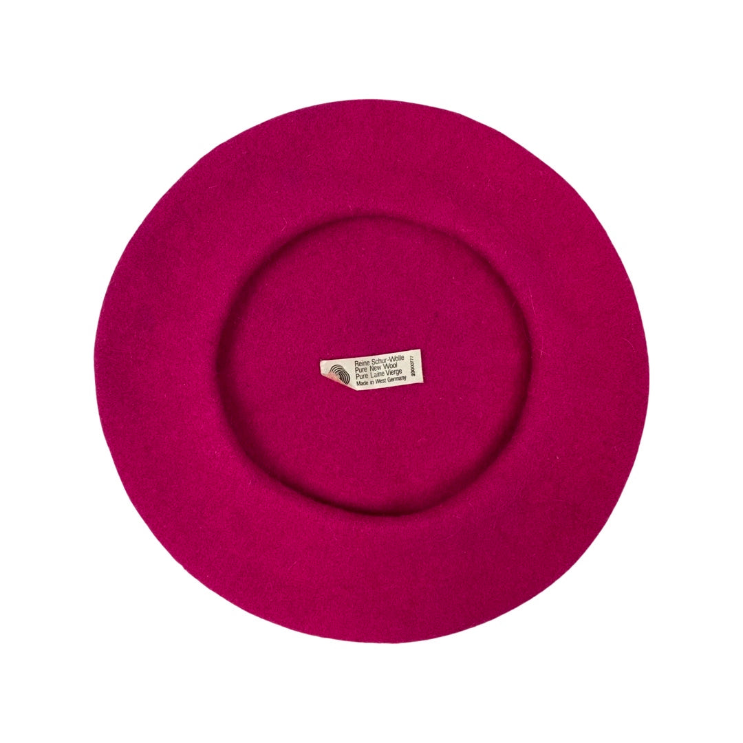 Vintage Pink Raspberry Beret