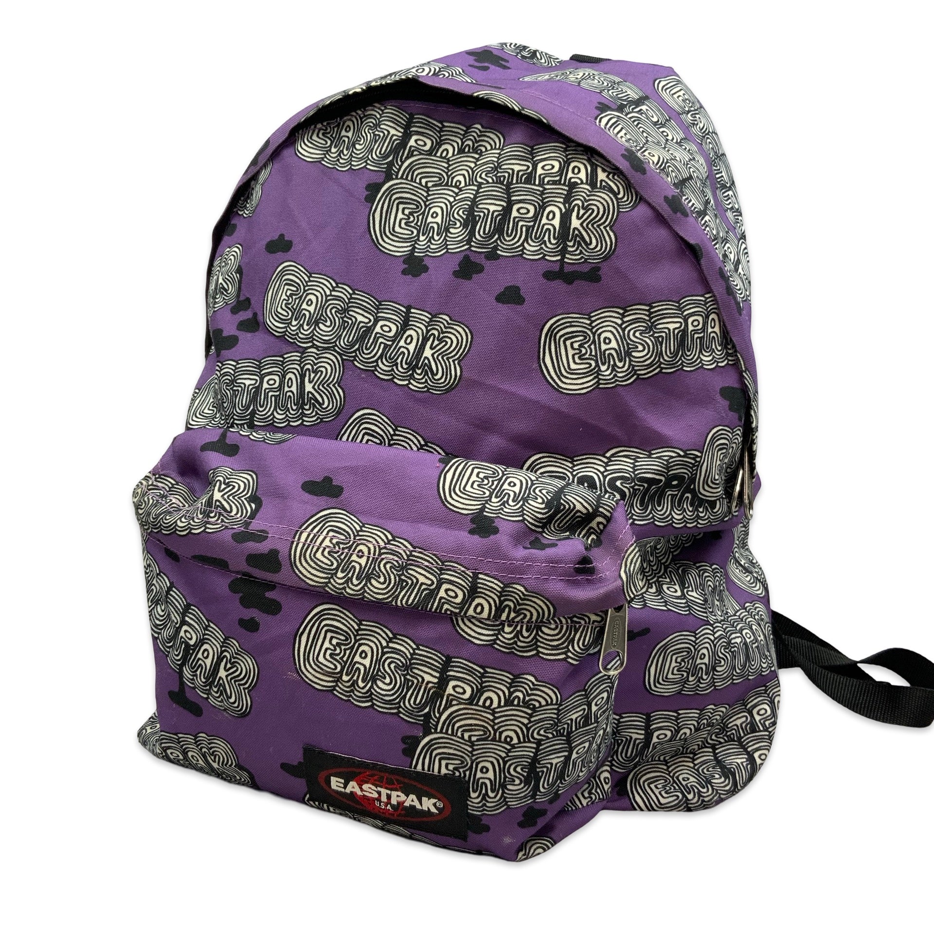 Black and purple backpack best sale