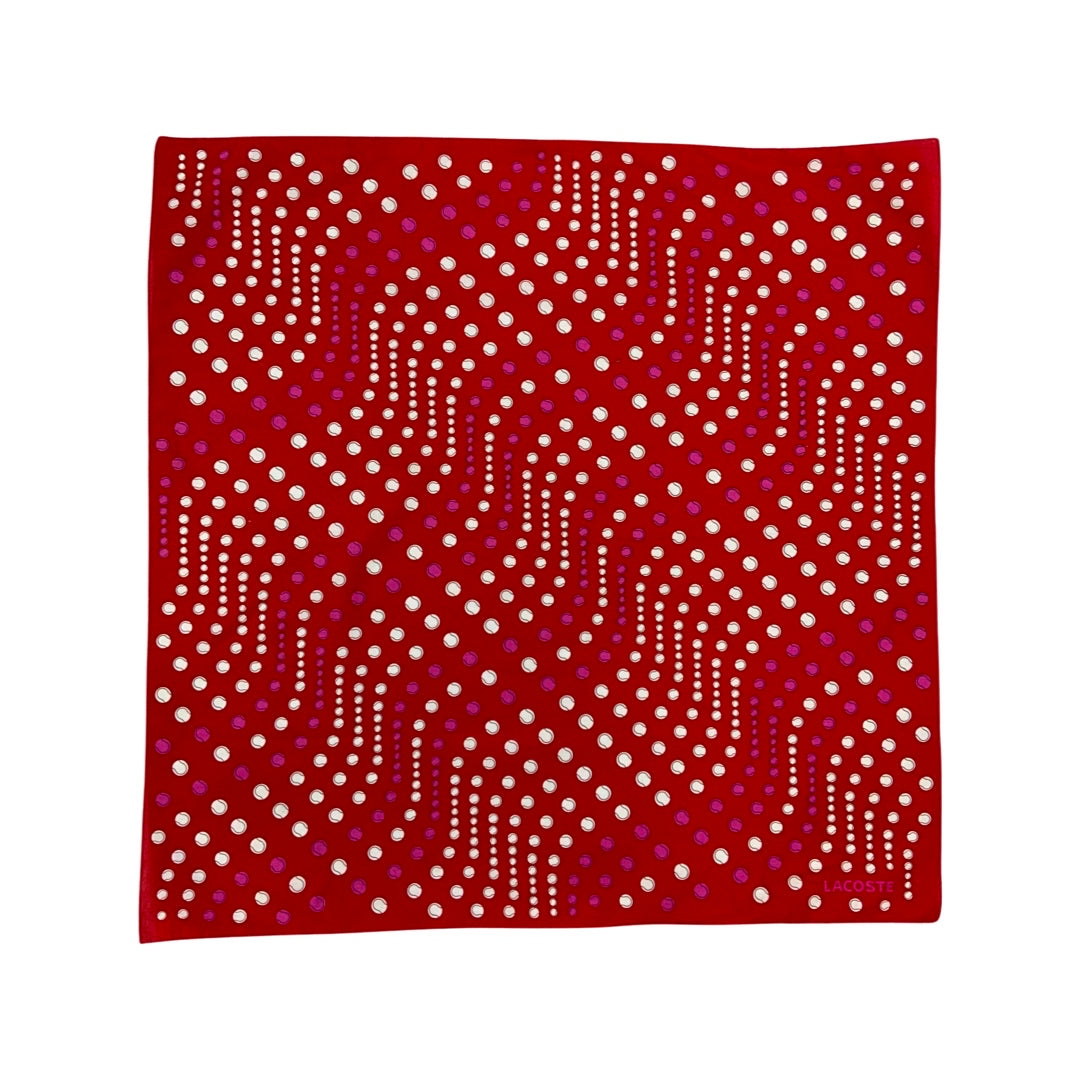 Vintage Lacoste Baseball Pattern Bandana