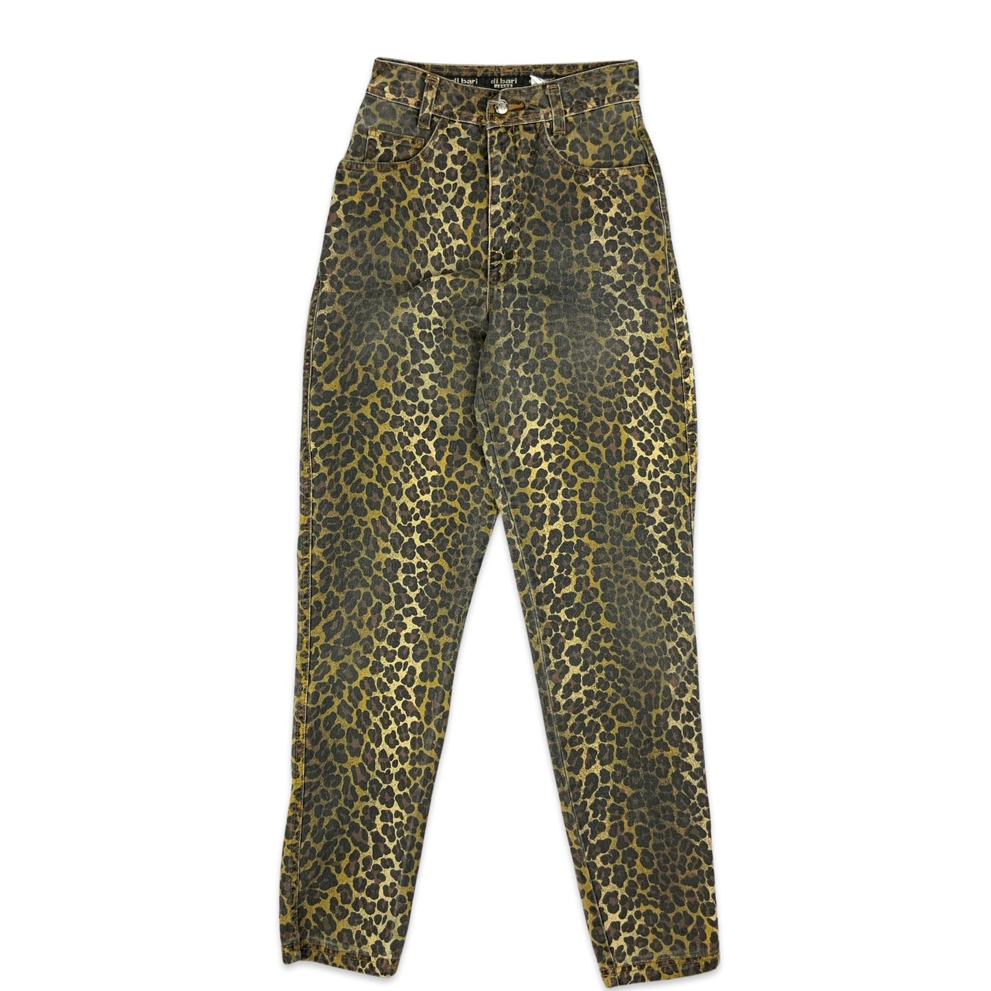 90s Y2K Leopard Print High Waist Jeans 8