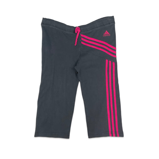 90s Grey & Pink Adidas 3/4 Joggers 18 20