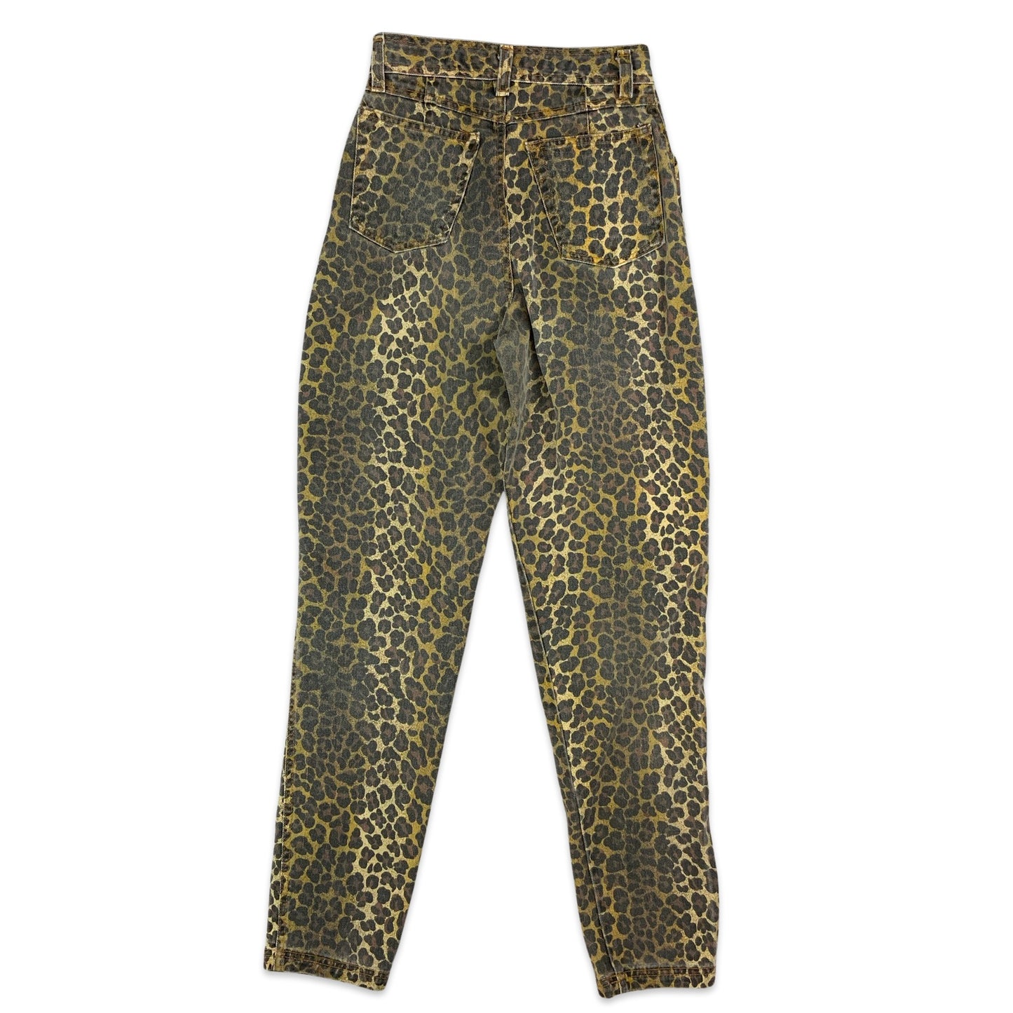 90s Y2K Leopard Print High Waist Jeans 8