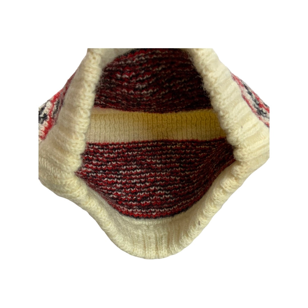 Vintage Norwegian Knitted Wool Hat